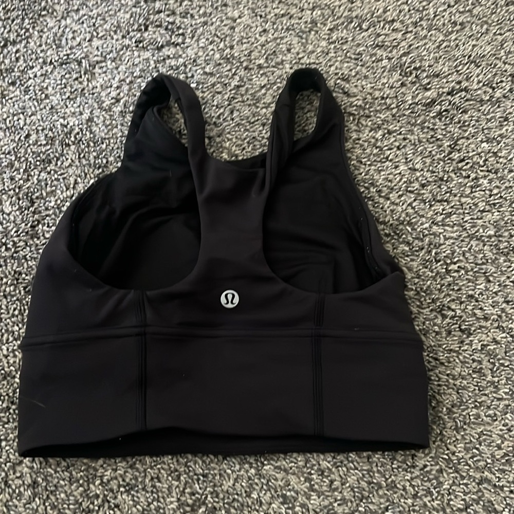 Pretty black tight Lululemon top